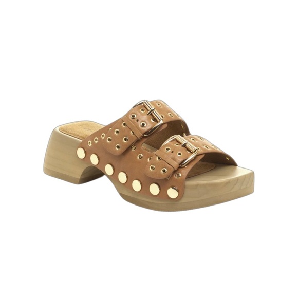 Kelsi Dagger Jolt Tan Clog Sandals brand new size 8 - Picture 3 of 9